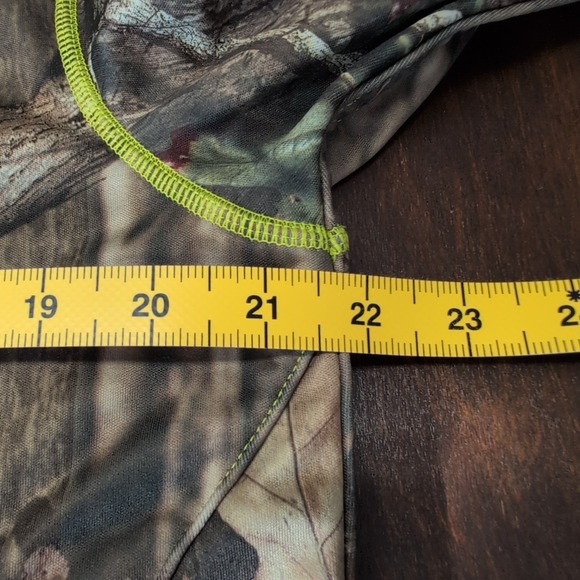 Under Armour Fleece Lined Heavy Shirt Sz Medium Camo Scent Control Mossy Oak - Picture 10 of 11
